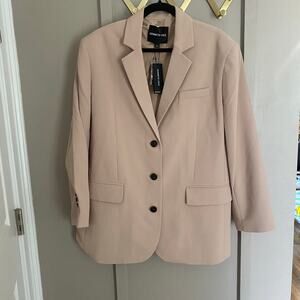 Kenneth Cole Vision Stretch Twill oversize Boyfriend Jacket